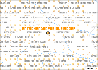 map of Entschendorf bei Gleisdorf