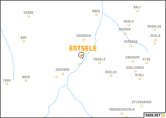 map of Entsélé