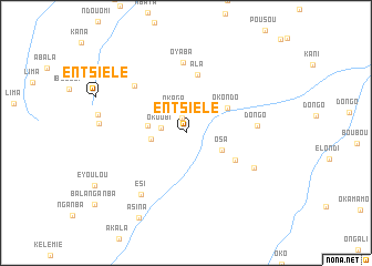 map of Entsiélé