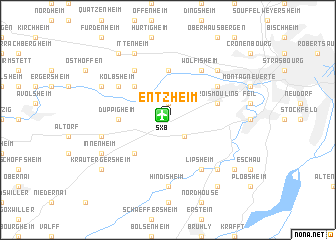 map of Entzheim