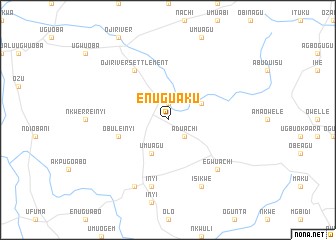 map of Enuguaku