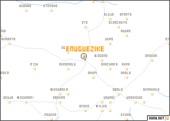 map of Enugu Ezike