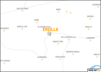 map of Enville