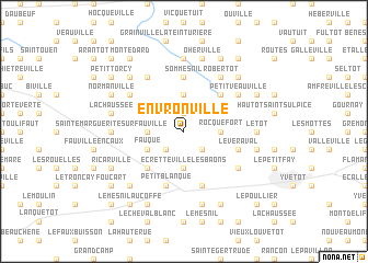 map of Envronville