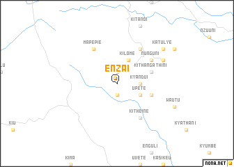 map of Enzai