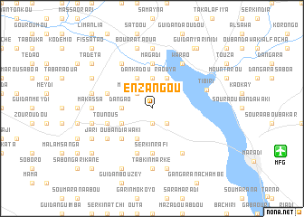 map of Enzangou