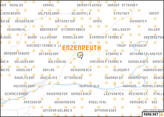map of Enzenreuth