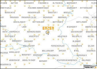 map of Enzen