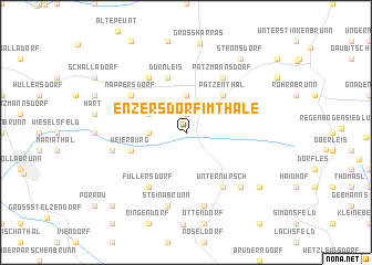 map of Enzersdorf im Thale