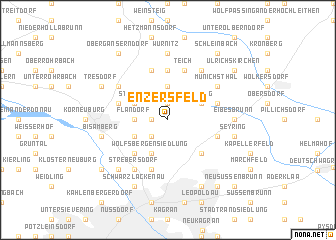 map of Enzersfeld