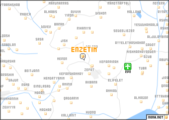 map of ‘En Zetim