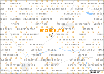 map of Enzisreute