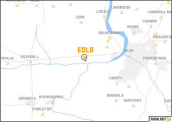 map of Eola