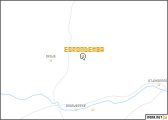 map of Eorondemba