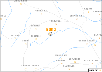 map of E Oro