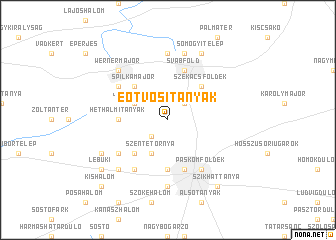 map of Eötvösi Tanyák