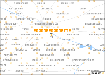 map of Épagne-Épagnette