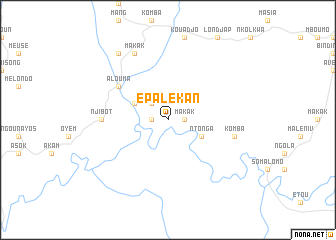 map of Épalékan