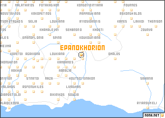 map of Epanokhórion