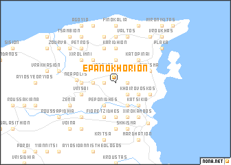 map of Epáno Khoríon