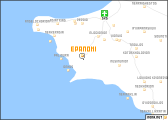 map of Epanomí