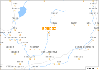 map of Epároz