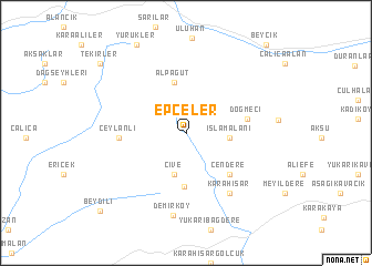 map of Epçeler