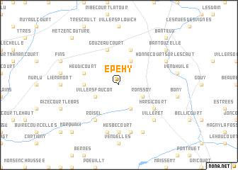 map of Épéhy