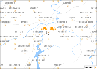 map of Ependes