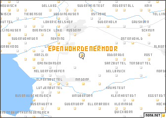 map of Epenwöhrdenermoor