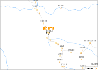 map of Epété