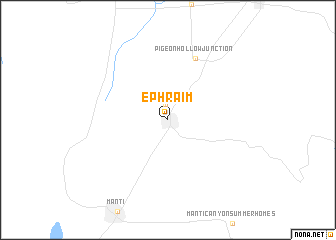 map of Ephraim