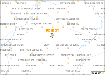 map of Épinay