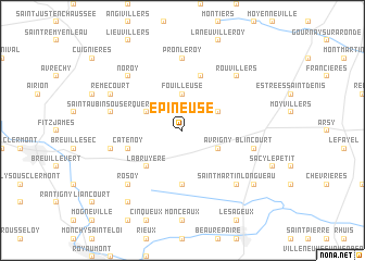 map of Épineuse