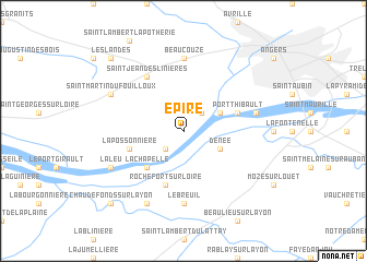 map of Épire