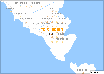 map of Episkopión