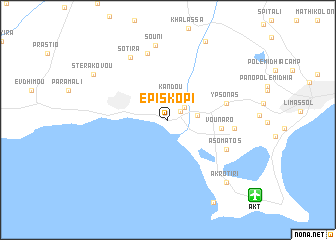 map of Episkopi