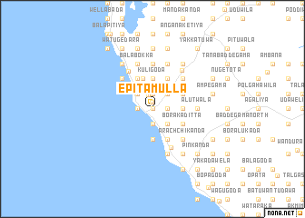 map of Epitamulla