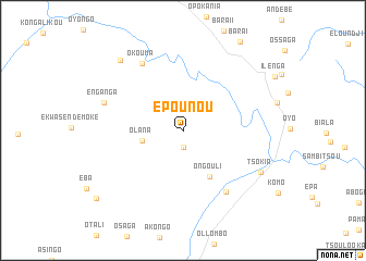 map of Epounou