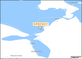 map of Epovskiy