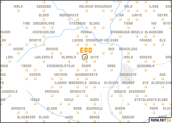 map of Epo