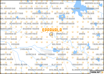 map of Eppawala