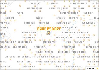 map of Eppersdorf