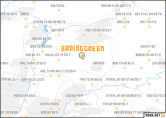 map of Epping Green