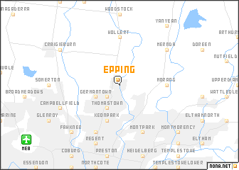 map of Epping