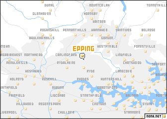 map of Epping