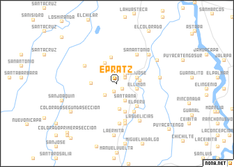 map of E. Pratz