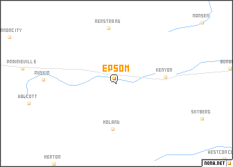 map of Epsom