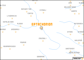 map of Eptachórion