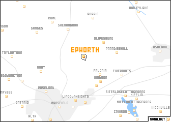 map of Epworth